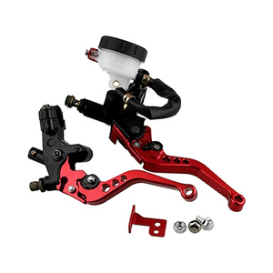 Poignée de frein et d'embrayage hydraulique réglable 22MM pour moto tout-terrain, style course, avec pompe maîtresse séparée - Product Image 3