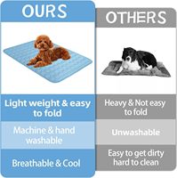 Tapis rafraîchissant de luxe pour chien, coussin rafraîchissant d'été en tissu durable, couverture de canapé extra large, accessoires pour animaux de compagnie