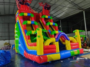 Entretenimento salto macio colorido personalizado do castelo <span class=keywords><strong>Bouncy</strong></span> inflável do PVC do divertimento dos desenhos animados para o castelo inflável das partes - Product Image 6