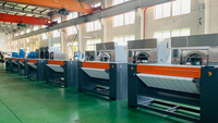 Machine à repasser automatique à rouleaux pour draps et housses de couette, électrique/chauffante/gaz/vapeur, 1,4 m, de premier rangement, pour équipement de blanchisserie