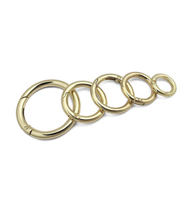 Móc Khóa Lò Xo Kim Loại Chịu Tải Nặng Móc Lò Xo Móc Khóa Lò Xo Tròn Móc Khóa Lò Xo Có Nút Bấm - Product Image 5