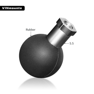 Soporte de bola de 1'' de acero inoxidable 304 VINmounts con adaptador de tornillo de 1/4'' para cámaras deportivas 360, teléfonos y accesorios para GPS - Product Image 2