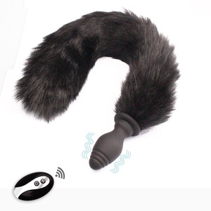 Jouet sexuel pour adultes Cosplay, télécommande, queue de renard, <span class=keywords><strong>plug</strong></span> anal vibrant, silicone, <span class=keywords><strong>plug</strong></span> anal multi-vibrant, pour femmes et hommes - Product Image 2