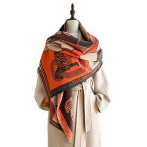 Женский шарф из искусственного кашемира - Product Image 6