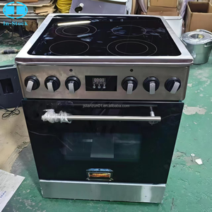 Fornello a Induzione X Stock 60*60cm a 4 Fuochi in Acciaio Inox con Forno Elettrico 80L, Cassetto per Cottura, Grande Capacità, Multifunzione - Product Image 1