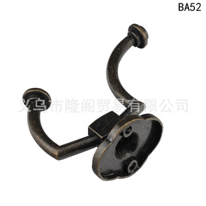 Ba52 Antique Style <b>Wall</b> <b>Hook</b> Zinc Alloy Coat <b>Hook</b> 104mm Height Single <b>Hook</b> For Clothes And Cap - Product Image 3