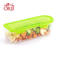 ORB Fruit- en groentegereedschap, handmatige multifunctionele keukenhulp, eenvoudig, roestvrij staal, LFGB gecertificeerd, groentesnijder, -dicer, -slicer
