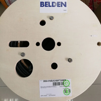 Cable Coaxial Belden RG6 18AWG de Cobre Desnudo Recubierto de Acero de Alta Calidad y Alto Rendimiento, Impedancia de 75 Ohmios, Revestimiento de PVC, Modelo 3092A