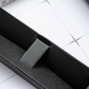 Customizable Black Drawer Pen <b>Box</b> - Perfect Corporate <b>Gift</b> with Logo Printing - Stylish Stationery Case for Professionals - Product Image 4