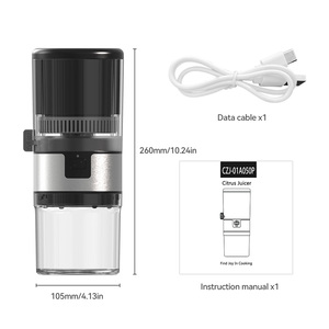 Small Kitchen Appliance Citrus <b>Juicer</b>, Cordless Fresh Fruits <b>Vegetables</b> Squeezer Mini Portable <b>Juicer</b> Extractor Machine Orange J - Product Image 5