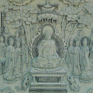 Tượng Điêu Khắc Hình Tượng Phật, Tượng Điêu Khắc Phật Ngoài Trời Bằng Đá Tự Nhiên, Ngoại Thất, Ngôi Nhà Tổ Tiên, Chạm Khắc, Trung Quốc - Product Image 3