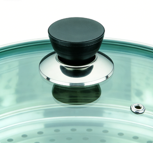 Ensemble <span class=keywords><strong>de</strong></span> casseroles multifonctionnelles en acier inoxydable écologiques compatibles induction et <span class=keywords><strong>gaz</strong></span> avec couvercle en verre - Product Image 6