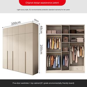 Armario Moderno de Madera de Alta Calidad con Puerta Corredera, Tamaño Personalizado, Extensible, para Dormitorio, Sala de Estar, Convertible para Uso Doméstico - Product Image 4