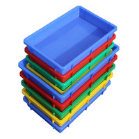 Xinpuguichu — panier en plastique rectangulaire, boîte à métaux épais, poisson tortue de poisson finition de stockage, cadre en plastique, grande boîte à outils de logistique