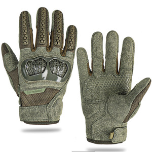 Premium <strong>Camouflage</strong> Polyester <strong>Gloves</strong> With CS Exoskeleton for Tactical Training - Product Image 1