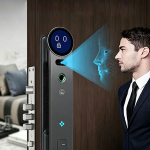 3D Face Recognition <b>Smart</b> Home Door Lock Tuya <b>Wifi</b> Fingerprint Cerradura Inteligente Digital Safe With <b>Camera</b> HSU-A20 <b>Smart</b> Lock - Product Image 1