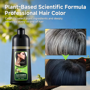Shampoo Colorante <span class=keywords><strong>per</strong></span> <span class=keywords><strong>Capelli</strong></span> Noni Black, Produzione di Shampoo Tintura <span class=keywords><strong>per</strong></span> Coprire i <span class=keywords><strong>Capelli</strong></span> Grigi, Etichetta Privata <span class=keywords><strong>Senza</strong></span> <span class=keywords><strong>Ammoniaca</strong></span> - Product Image 2