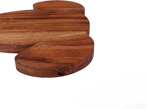 Tabla de cortar de madera con forma de conejo, plato para servir de 1,5 cm de grosor, utensilios de cocina, plato antideslizante para decoración de Pascua - Product Image 2