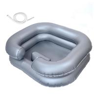 Bassin gonflable en PVC pour la protection de l'environnement, pliable et portable, à fixer au lit, pour personnes âgées et femmes enceintes, 60x54x22CM