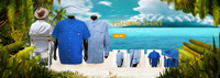 Kemeja Mancing Lengan Panjang Berkerah Kancing Depan Logo Kustom, Kemeja Outdoor Hiking Lengan Panjang Anti UV