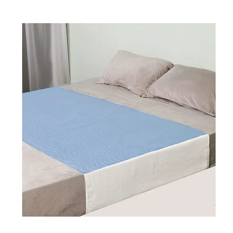 Yk Home Medica Adult Duurzame Herbruikbare Wasbare Hoge Absorberende Volwassen Onderpad Positionering Bed Pad 60X90 Met Logo Handgrepen