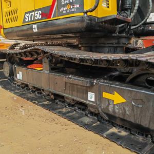 Excavateur Sany SY75 de 7 tonnes d'occasion avec de faibles heures de travail, moteur de boîte de vitesses SY60C 75C 95C 135C 215C d'occasion - Product Image 6