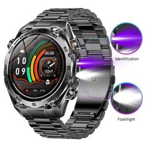 AK105 2026 Nuevo Reloj Inteligente Deportivo para Exteriores con Linterna, Pantalla AMOLED de 1.53 Pulgadas, Batería Grande de 1000 mAh, Resistente al Agua IP68 para Hombre - Product Image 1