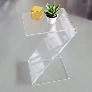 Kursi akrilik berwarna bentuk Z Modern dan meja kopi modis barang baru untuk rak pajangan furnitur ruang tamu - Product Image 6