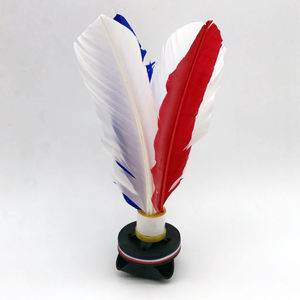 Volano da Badminton Colorato in <span class=keywords><strong>Piuma</strong></span> Cinese Personalizzabile OEM, Shuttlecock da Calcio Personalizzato - Product Image 5