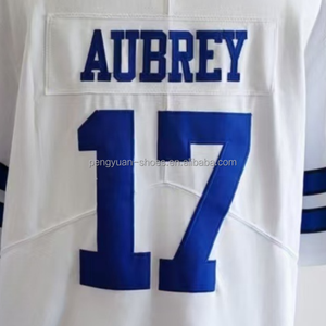 เสื้อเจอร์ซีย์อเมริกันฟุตบอลแบบเย็บตะเข็บลายกองทัพเรือออเบรย์ - Product Image 2