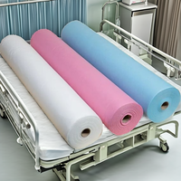 Sábana Desechable Azul No Tejida Ecológica Impermeable para Cuidado Médico con Desinfección por Infrarrojos Lejanos Certificada CE