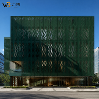 Panneau en aluminium perforé sur mesure, découpe CNC, motif de perforation personnalisé, taille sur mesure, fabrication OEM, revêtement de façade, plaque décorative
