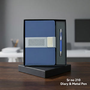 Elegante Agenda Ejecutiva A5 de Tapa Dura y Juego de Bolígrafo Metálico de Regalo, Cubierta de PU Premium, 100 Hojas, Cuaderno con Impresión UV para Oficina - Product Image 5