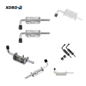 XDRD Loquet à ressort robuste en acier au carbone, avec goupille de verrouillage à ressort, résistant à la corrosion, thermolaqué, 5 - Product Image 6