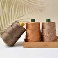 Méga Promotion Fil Cordon Macramé Crochet Teint Polyester/Nylon Haute Ténacité 250g 3mm pour Tentures Murales Sacs Chaussures Tapis