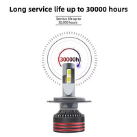 Ampoule de phare LED laser BRAD M8-Pro 12000 LM H4 60W 6000K Cuivre 880 9005 H11 Éclairage automobile Universel Rétrofit/Amélioration 9-36V