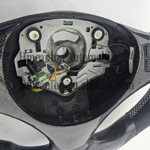 Volant de voiture en cuir carbone nid d'abeille de qualité, très vendu, pour BMW E90 E92 E93 E82 E87 M3 - Product Image 4