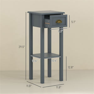 DB 2 uds estantes de pared y exhibición elegante mesa de centro/mesa auxiliar - Product Image 2