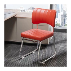 كرسي مكتب غرفة مؤتمرات كراسي تدريب للموظفين قابلة للتكديس كرسي مؤتمرات جلدي - Product Image 4