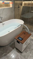 Machine de refroidissement d'eau à immersion froide haute performance pour usage domestique avec application Wi-Fi, pompe à débit, système de filtration UV et ozone pour bain de glace