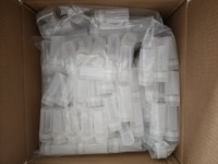 Lab Supplies 5-Places PP Plastic Slide Staining Container Jar Laboratory Microscope Slides Dyeing Racks Medical Consumables