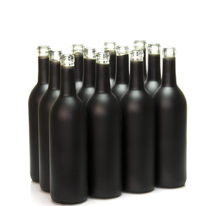 ขวดแก้วสีดำขนาด200มล. 375มล. 500มล. 700มล. 750มล. 1000มล. ขวดไวน์สำหรับจุกขวดเหล้าตามสั่ง - Product Image 1