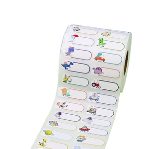 Bas quantité minimale de commande meilleur prix nom autocollant étanche nom impression autocollant chaussures vêtements nom autocollant - Product Image 1