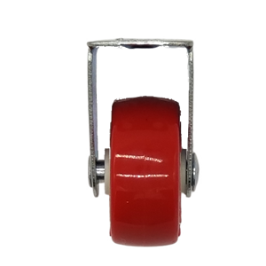 Top-platz Produkte Flache Platte Durable Red 1,5 2 2,5 3 Zoll PVC Licht Duty Kleine Industrie Caster Räder - Product Image 1