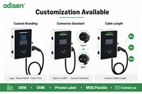 Nouvelle borne de recharge AC pour VE 14 kW GB/T 32A double connecteur sur pied IP54 EVSE monophasée OCPP pour parcs de stationnement résidentiels UE