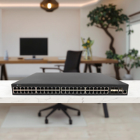 48 Port Gigabit + 6 Port Fiber 10G SFP+ Switch Ethernet Jaringan Terkelola L3 dengan Anggaran Daya 900W (Opsional) Switch PoE