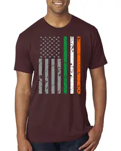 65 полиэстер, 35 хлопок, мягкая футболка с трафаретной печатью, рекламная футболка с пользовательским принтом с логотипом
