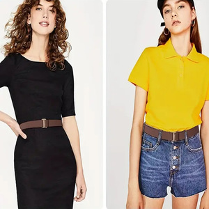 Cinturón elástico <span class=keywords><strong>Invisible</strong></span> para mujer, cinturón elástico ajustable para mujer, cinturón de cintura <span class=keywords><strong>invisible</strong></span> con hebilla plana para pantalones, vestidos Vaqueros - Product Image 6
