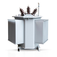 Transformateur de distribution d'énergie immergé dans l'huile triphasé 10kV 400V 800/1000/1250/1600kVA 50Hz à enroulement en aluminium/cuivre pour extérieur