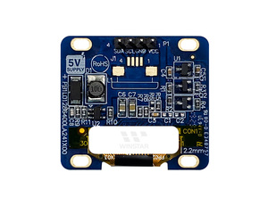 Pantalla OLED de Matriz Pasiva COG+PCB de 1.28 Pulgadas, 128x64 WEA012864L(SPI), Temperatura de Funcionamiento -40°C ° C+80 ° Circuito Integrado SH1106 para Instrumentos Industriales - Product Image 3